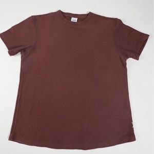 Maroon Zara heavyweight t shirt